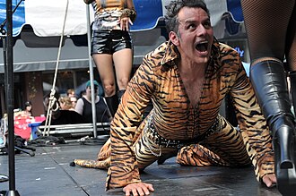 This picture of El Vez (Robert Lopez) that I took in 2009 was used by Redhook Ale Brewery in their spring/summer 2016 ad campaign. This an example of one that involves separate licensing: their ad agency Duncan Channon purchased specific rights from me independent of the "free license" — which nonetheless remains fully available for other uses — and they also compensated El Vez appropriately for personality rights.