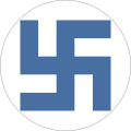 Finnish Air Force roundel, used 1918-1945